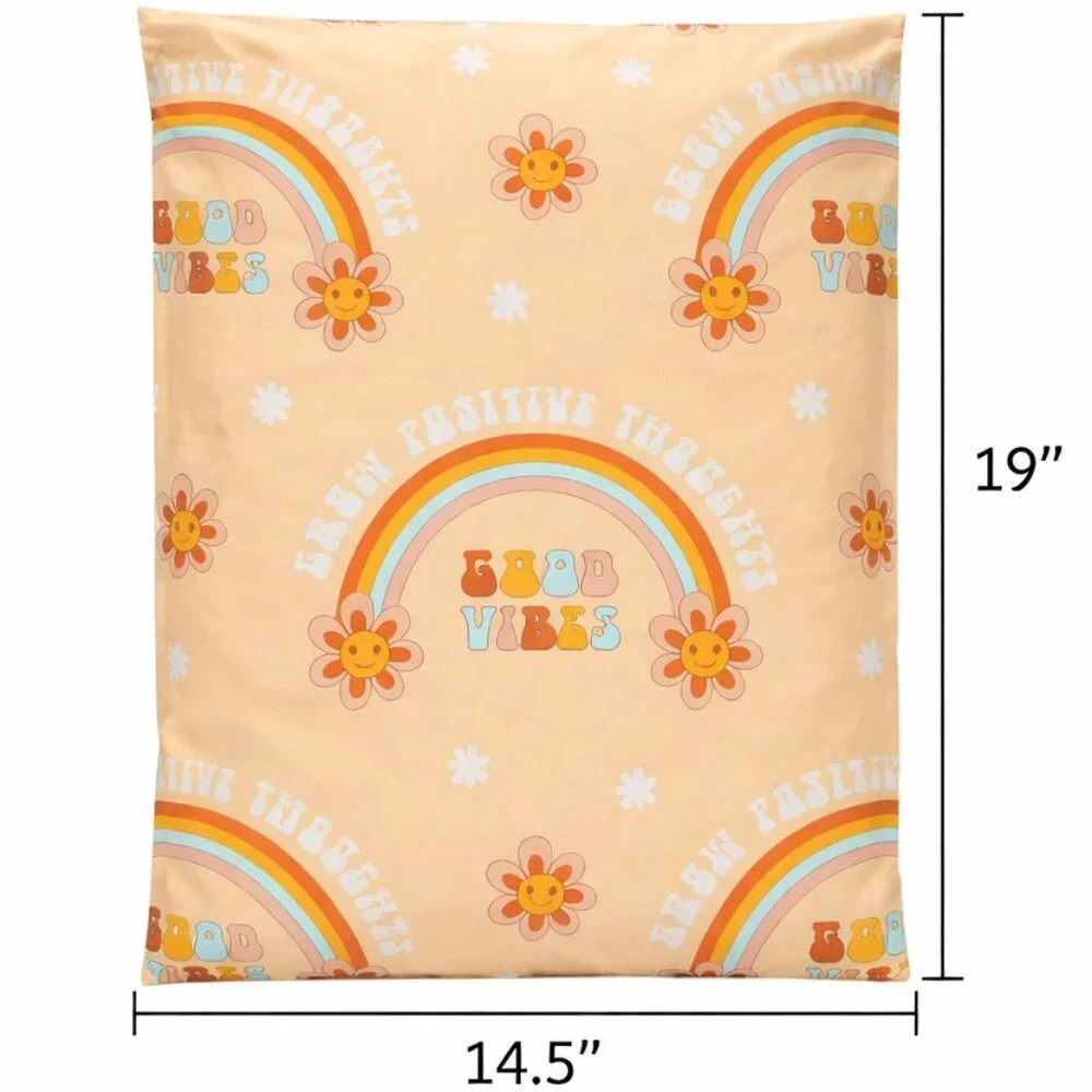 20ct Large 14.5 x 19 Good Vibes Poly Mailers - Picture 2 of 2